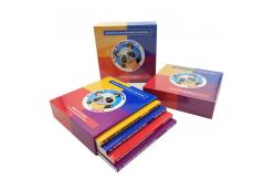 China Cardboard Text Book Printing Services 68x68mm Custom Board Book Printing supplier