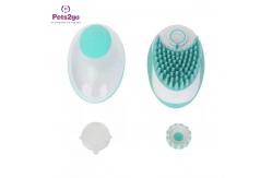 China Silica Gel 100g Bath Brush Pet Bathing Tool supplier