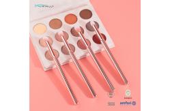 China 5pcs Eyeshadow Makeup Brush Set With Nylon Hair And Metal Handle supplier