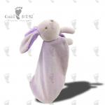 Purple Plush Soothing Stuffed Animal Baby Comforter Toy 25 X 28cm for sale