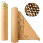 Compostable 80gms Honeycomb Kraft Paper For Wrapping Glassware for sale