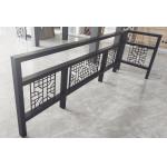 Customized Aluminum Stair Railing Anti Corrosion Spiral Staircase Railing Modern for sale