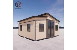 China Double Wing Foldable 20ft Container box House With Sandwich Panel Roof supplier