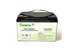 China Plastic LiFePo4 Battery Pack 12V 100AH Customized High Energy Density supplier