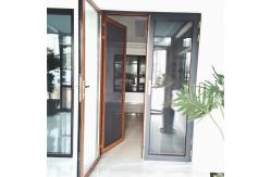 China PVC Windproof Double Hinged Patio Doors Window Impact Resistance Odm supplier
