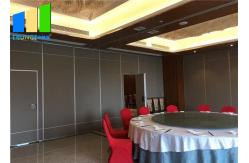 China White Color MDF Laminate Operable Movable Partition Walls supplier