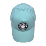 PVC Patch Logo 5 Panel Trucker Cap Custom Fabric Flat Bill Shape
