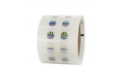 China Waterproof 2D 3D Round Roll Hologram Authentic Stickers supplier