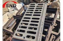 China Strip Opening Cast Iron Clark Drain Gully Grate 500*500mm With Spray Paint supplier