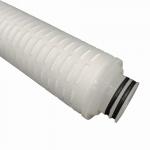 High-Density 0.1 - 20um PP Pleated Filter Cartridge For High Purity Reagents Filtration for sale