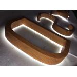 Waterproof LED Modules Wall Mounted Backlit 3d Acrylic Box Letters