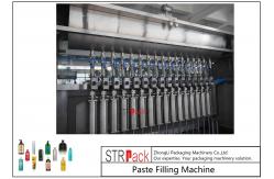 China Piston Servo Filling Machine / Fully Automatic Linear Filling Machine With Drop Down System supplier