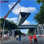 High Intensity Portable Steel Bridges Large span Prefabricated Truss Bridge for sale