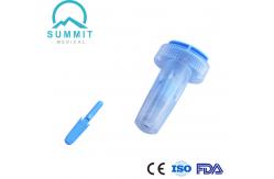 China Sterile Push Button Lancet 28G 1.6mm For Blood Glucose Testing supplier