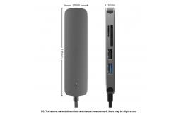 China USB C Adapter 4K 100W USB C To HDMI Hub Portable supplier