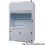 Chemical Testing PP Fume Hood , Customized PVC Window Laboratory Vent Hood for sale