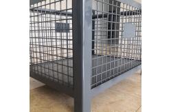 China Warehouse Foldable Steel Q235 6.0mm Wire Mesh Container supplier