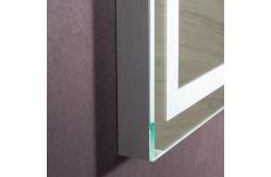 China Custom Lighted Bathroom Smart Vanity LED Mirror with Rust Resistant Metal Chassis supplier
