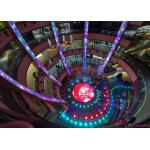 96W DIP346 6000CD/M2 Waterproof SMD LED Signs P31.25 Transparent for sale