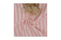 China Smooth Striped Material Fabric Skin Friendly Breathable Combed Cotton Texture supplier