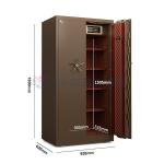 Double Alarm Solid Movable Steel Safe Cabinet Door H1800mm For Security