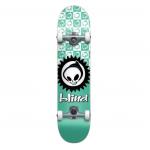 Blind Skateboards Checkered Reaper Teal Mini Complete Skateboard First Push w/ Soft Wheels - 7.37 x 29.8 for sale
