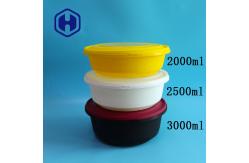 China 37oz 44oz 51oz Round Plastic Food Storage Container Stackable Spill Proof supplier