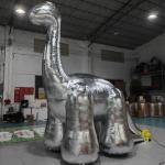 Custom Zoo Event Inflatable Dinosaur Model Giant Long Necked Dinosaur For Decoration for sale