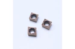 China Fracture Resistance Cermet Turning Tool Inserts Good Surface Smoothness CCMT09T304-1PP PV8310 supplier