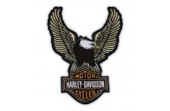 China Twill Material Embroidered Biker Patches , Iron On Motorcycle Patches OEM supplier