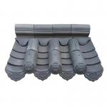 Natural Grey Chinese Clay Roof Tiles Traditional Design for sale