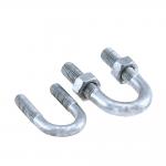 Carbon Steel Grade 10.9 Hot DIP Galvanized Stainless Steel U Bolt Bending Machine Square Lock Pipe Clamp Custom Size for sale