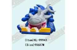 China Huge Shark Children Fun Park Inflatable Slide For Rentals supplier
