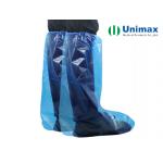 Waterproof  Oil-proof  Liquid-proof Disposable  High Knee PE Boot Cover for sale