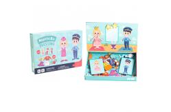 China CMYK Printing Educational Magnetic Jigsaw Puzzle Games Dressing Recognition For Kids supplier