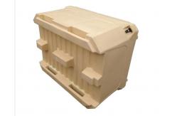 China 1000L Cold Food Transport Containers Plastic Insulated Frozen Food Transport Boxes supplier