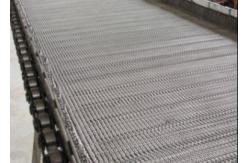 China Food Grade Compound Balanced Weave V Shaped Conveyor Wire Mesh Belt supplier
