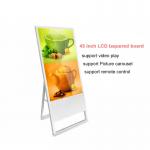 Portable Floor Standing Digital Signage 43 Inch For Coffee Shop for sale