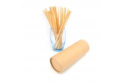 China Strong Biodegradable Paper Drinking Straws Waterproof Paper Smoothie Straws supplier