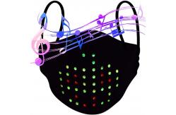 China Voice Activated Smart Programmable LED Face Mask Funny For Party Festival supplier