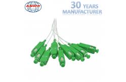 China Fiber Optic Splitter Mini Module PLC Steel Tube 1x8 With SC/APC Connecter supplier