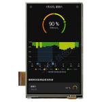 480x800 IPS 4.3 Inch TFT LCD Display Mipi Interface 45 Pins With Resistive Touch Panel for sale