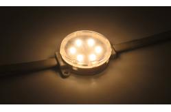 China 40mm Smart Addressable LED Pixel Light IP67 Waterproof High Brightness Pixel Lamp for Outdoor Facade supplier