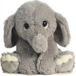 No Fading Gray Polyester Long Plush Elephant Toys for sale