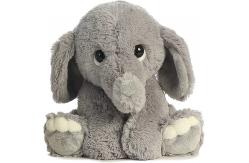 China No Fading Gray Polyester Long Plush Elephant Toys supplier
