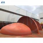 PED 300MM 1.5M Semi Elliptical Head Pressure Vessel Dished Ends Dome End Cap for sale