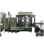 Two Side Explosion Proof Sticker Labelling Machine 80 Bottles/Minute