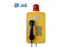 China Tunnels Outdoor Weatherproof Telephones / Industrial Analog Telephone With LCD Display supplier