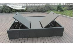 China PE Rattan Adjustable Lounge Chair , Modern Foldable Chaise Lounge supplier