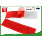 Red Nylon Sticky Back 10mm - 150mm Hook And Loop Tape for sale